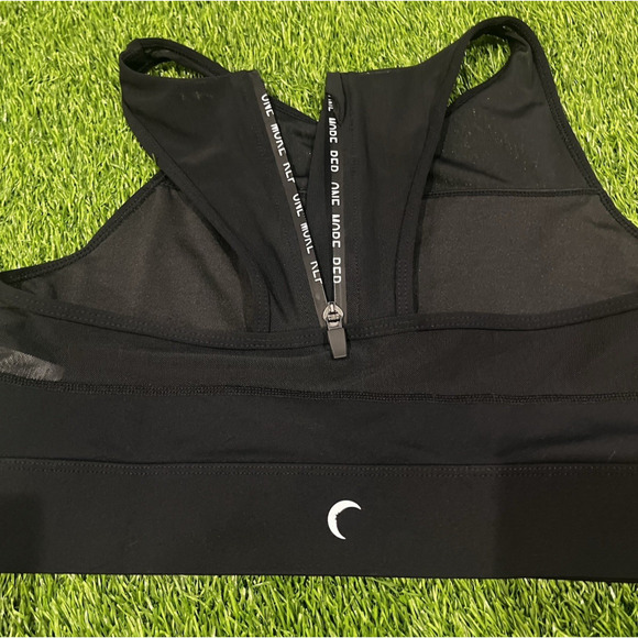 Zyia Lot Of 4 Sports BrasHigh Impact Racerback Black SZ Small - Picture 12 of 14